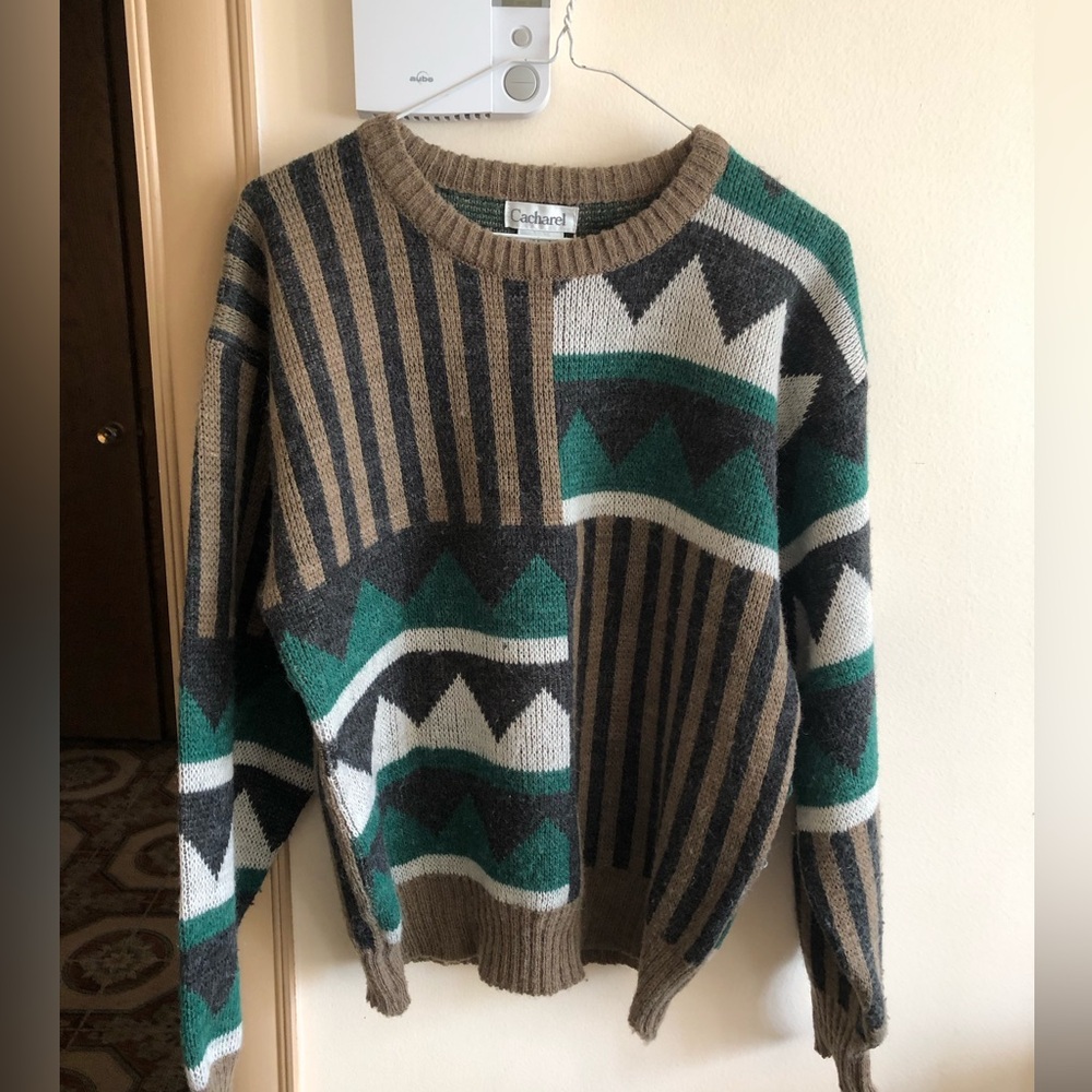 Vintage Geometric Sweater